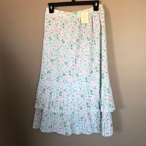 Floral MIDI Skirt